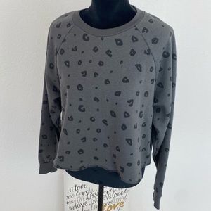 NWT Wild Skye Leopard Print Sweatshirt